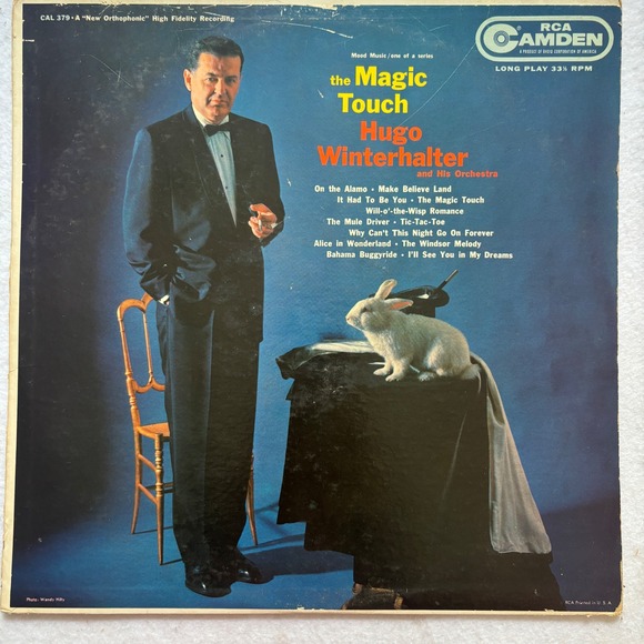 RCA Camden Other - Hugo Winterhalter The Magic Touch Vinyl LP RCA Camden CAL-379 1957 Easy Listen